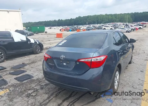 2015 Toyota Corolla L из США, поврежденный, VIN 2T1BURHE8FC420136